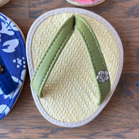 Carrie and Co Flip Flop Coasters (Set of 4) - Picture 5 of 6